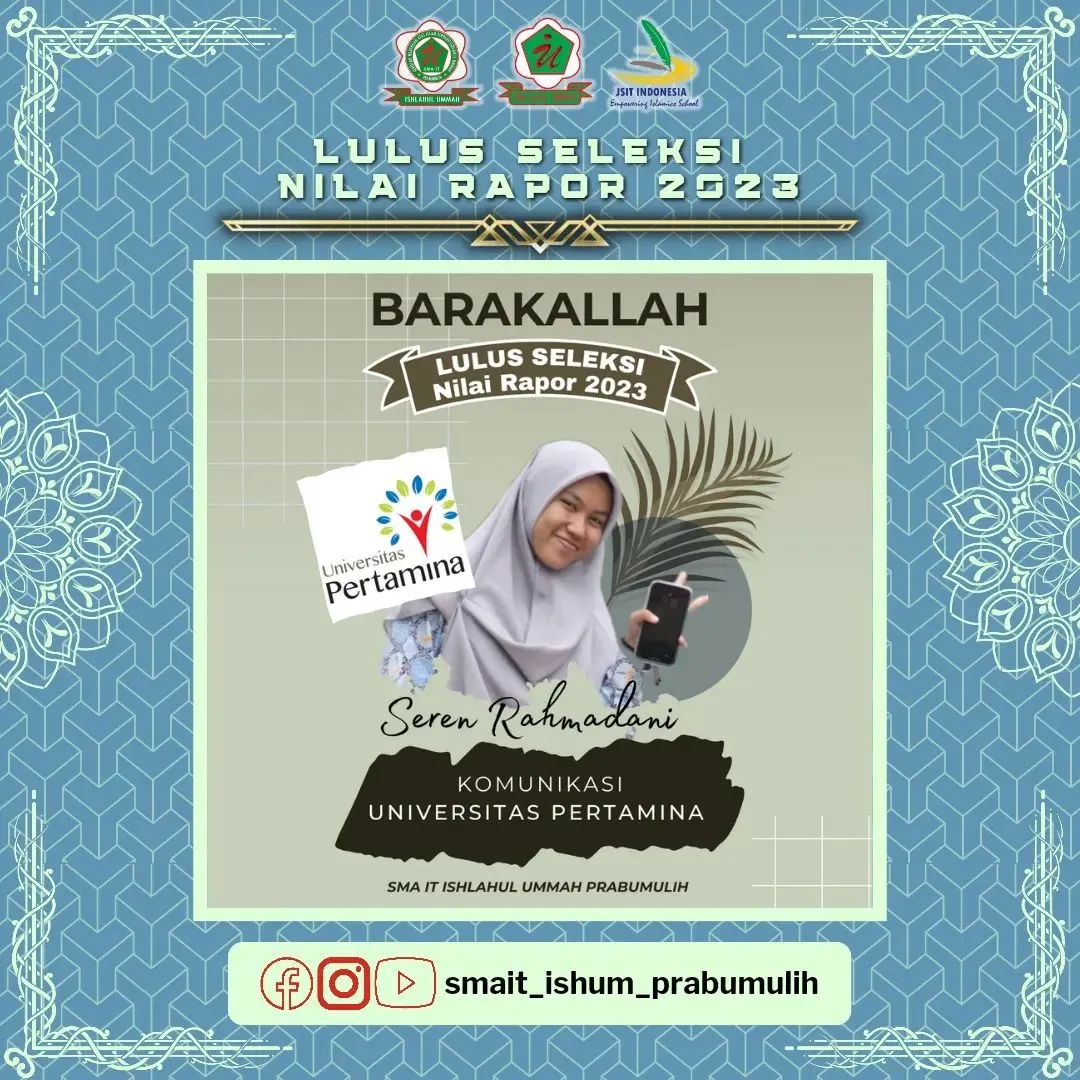 LULUS SELEKSI NILAI RAPOR 2023