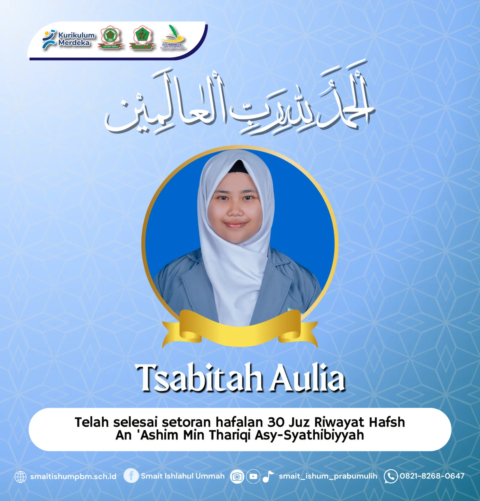 Setoran Hafalan 30 Juz Riwayat Hafsh