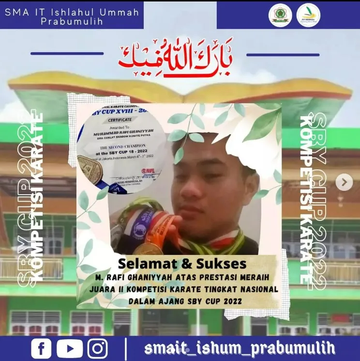 Prestasi Siswa: Juara 2 Karate Nasional (Juara 2 Tingkat Nasional)