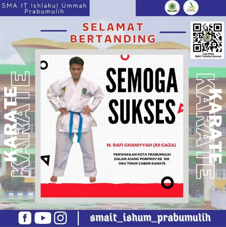 Prestasi Siswa: PORPROV KE XIII SUMSEL CABOR KARATE (Provinsi Tingkat Provinsi Sumatera Selatan)